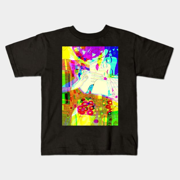 THE KISS Kids T-Shirt by MAYRAREINART